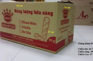 Thùng carton cũ Kinh Đô